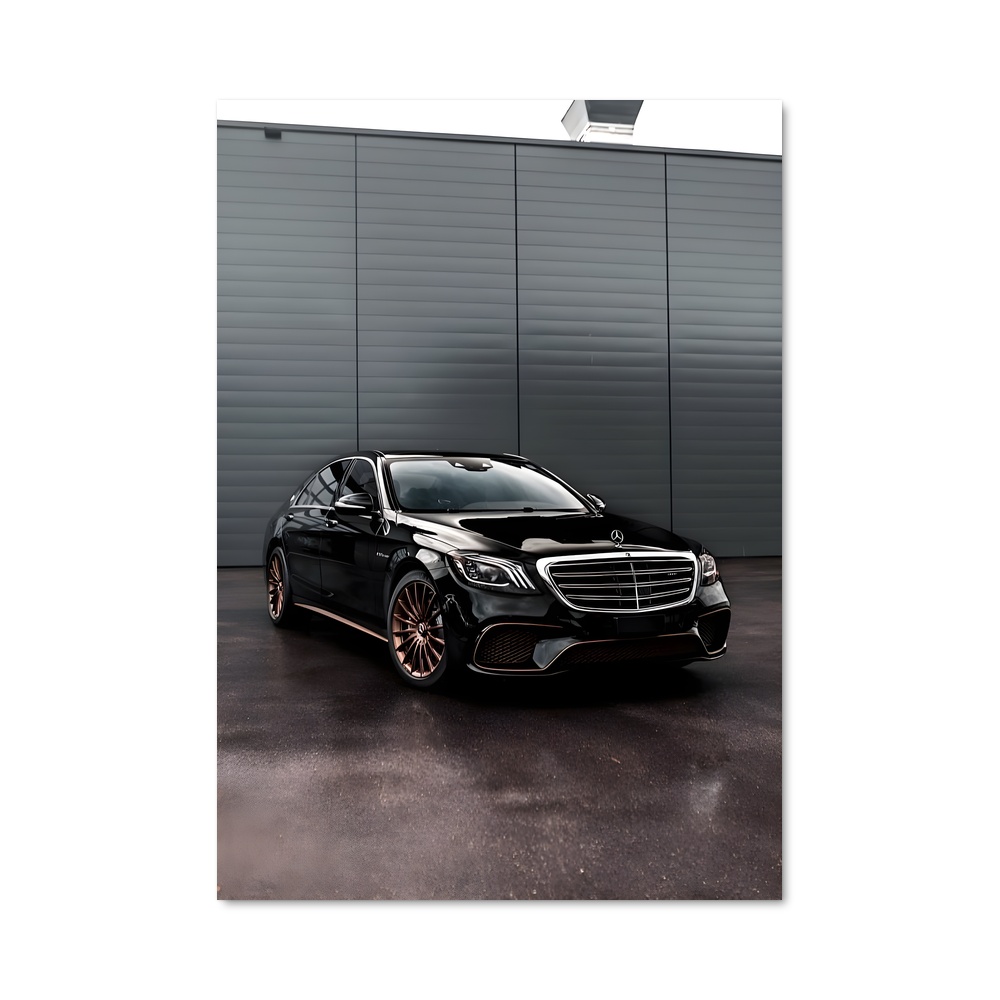 Poster élégant S amg – affiche Mercedes